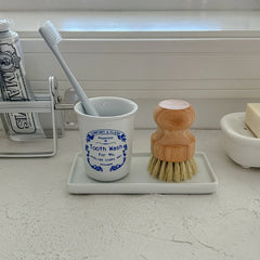 YOUMIKA  -  French Retro Style American Rural Countryside Style Couple Mouthwash Cup Toothbrush Cup Ceramic