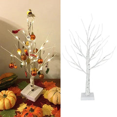 YOUMIKA  -  Halloween Party Birch Tree Led Light Pumkin Hanging Ornaments Desktop Decoration for Home Christmas Halloween Kids Gift Lamp