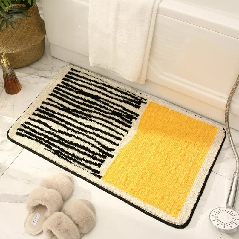 YOUMIKA  -  Door Mat Home Decoration Modern Minimalism Nordic Soft and Comfortable Fluffy Hairy Anti Slip Breathable Kitchen Bathroom Rug