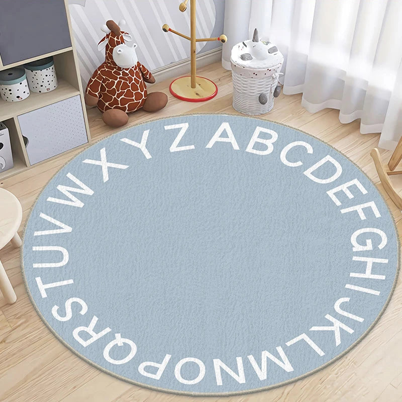 YOUMIKA  -  Round Living Room Carpet Large Area Soft Home Decoration Bedroom Cloakroom Plush Mat Minimalism  Coffee Tables Rug