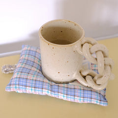 YOUMIKA  -   Insulation and Anti Scalding Table Coaster with Cotton Clip Cute Swing Prop Coasters