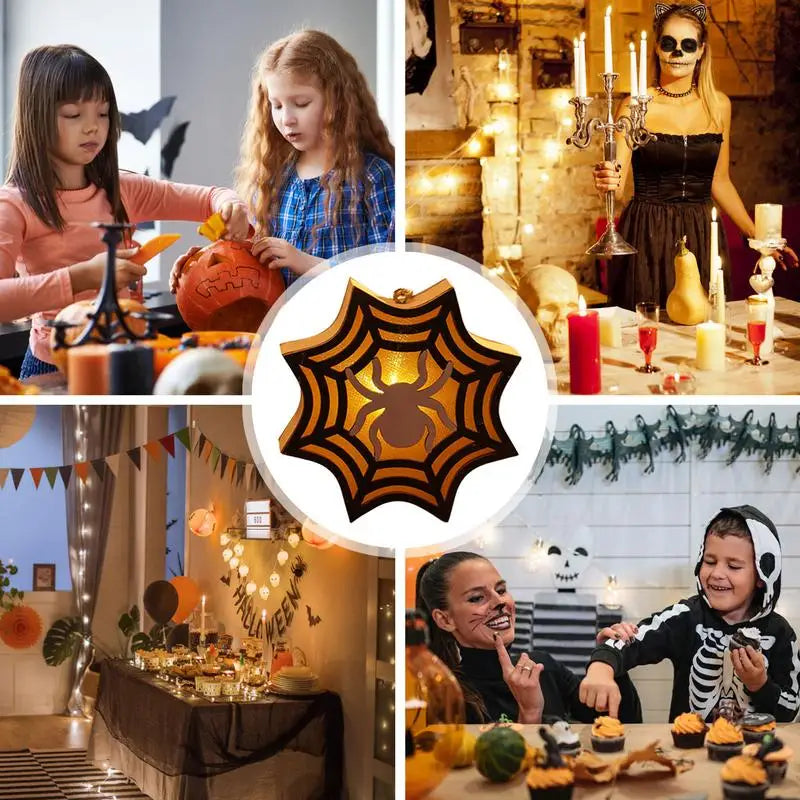 YOUMIKA  -  Pumpkin Night Light Halloween Decor Lights Safe Beautiful Night Lamp Reusable Exquisite Halloween Small Pumpkin Lights For Famil