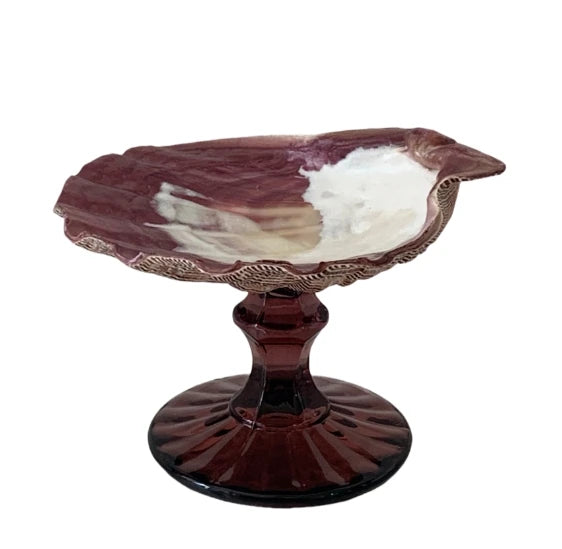 YOUMIKA  -  Natural Conch Shell Cup High Footed Cup Wine Cup Design Home Decoration Wedding Companion Gift