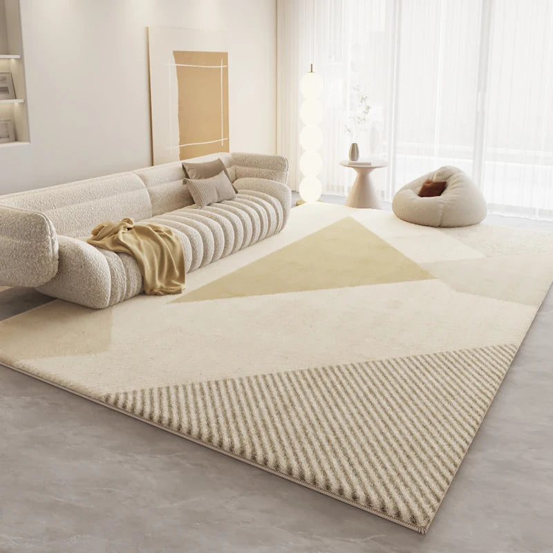 YOUMIKA  - Modern Simple Living Room Decoration Carpet French Cream Bedroom Bedside Plush Carpets Home Cloakroom Fluffy Soft Non-slip Rug