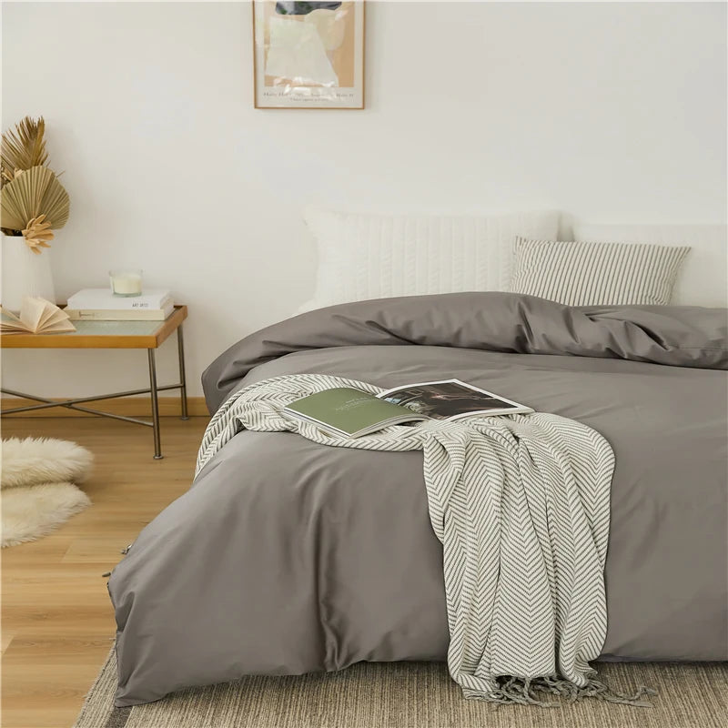 YOUMIKA  -  Duvet Cover 100% Egyptian Cotton Quilt Cover Skin-friendly Comforter Cover High Quality Bedding  (No Pillowcase)