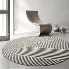 YOUMIKA  -  Carpet for Living Room Large Area Round Abstract Lines Fluffy Rug Home Decoration IG Bedroom Cloakroom Plush Mat