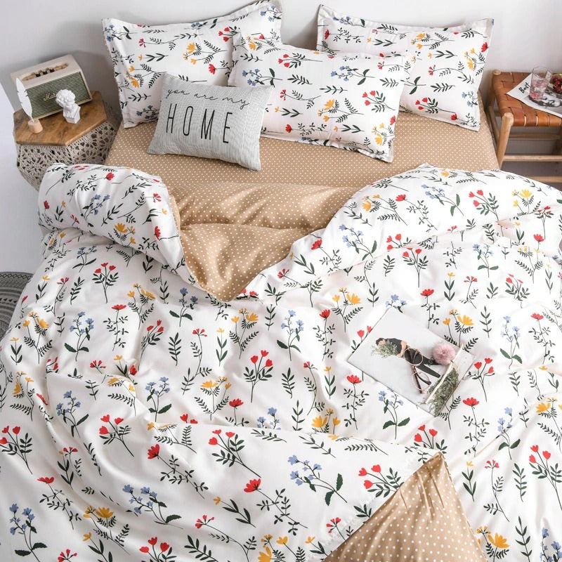 YOUMIKA  - Fresh Floral Bedding Set