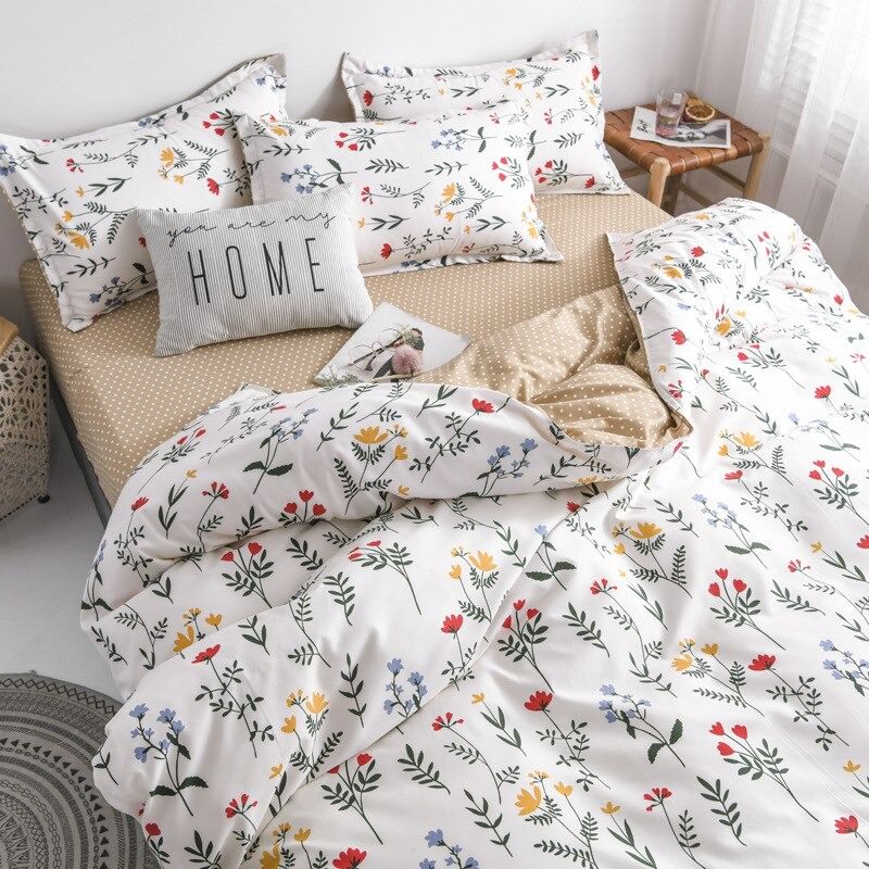 YOUMIKA  - Fresh Floral Bedding Set