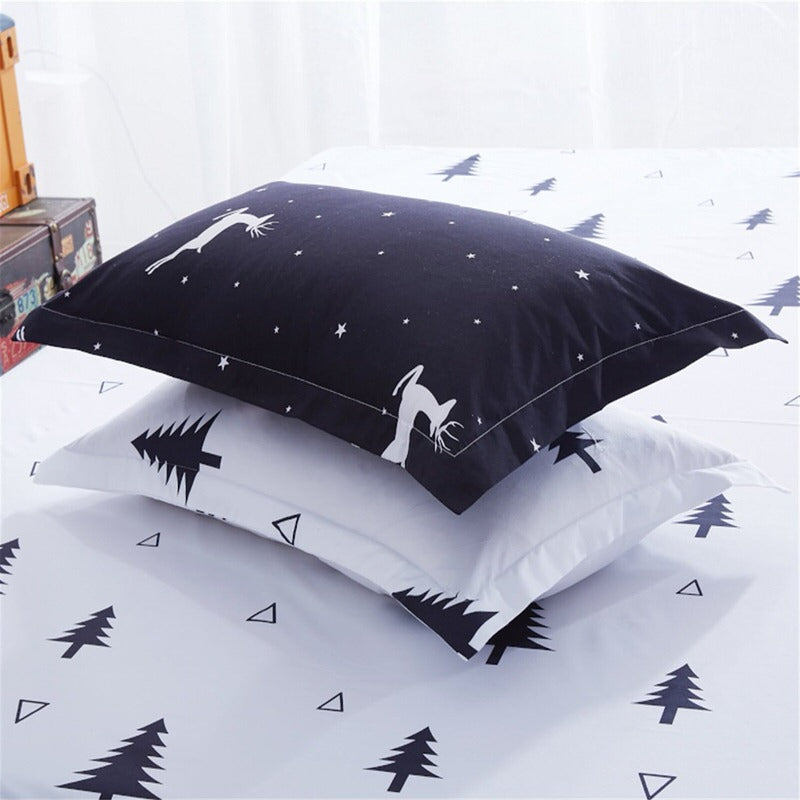 YOUMIKA  - Christmas Trees and Deers Bedding Set