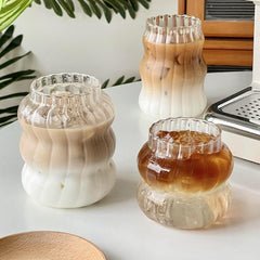 YOUMIKA  -  Cold Coffee Retro Glass Cup