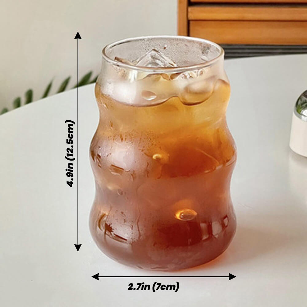 YOUMIKA  -  Cold Coffee Retro Glass Cup