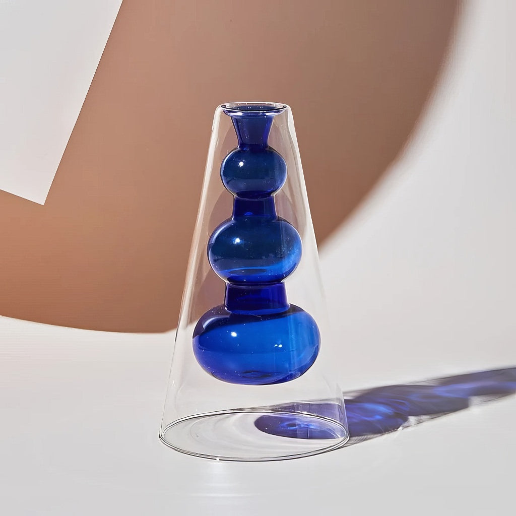 YOUMIKA  -  Inside Out Colorful Glass Vase