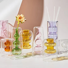 YOUMIKA  -  Inside Out Colorful Glass Vase