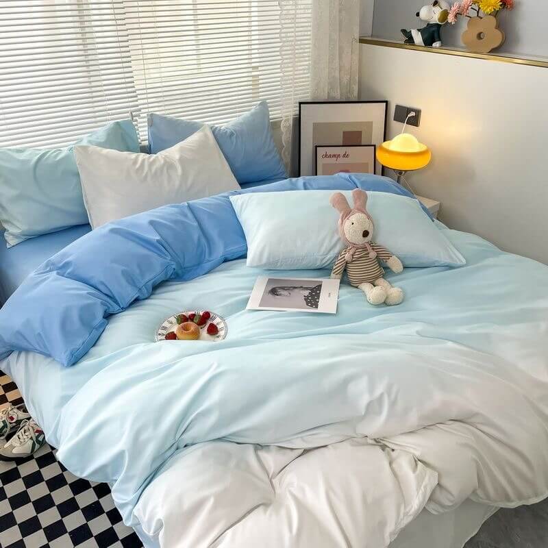 YOUMIKA  - Cotton Candy Pastel Gradients Bedding Set