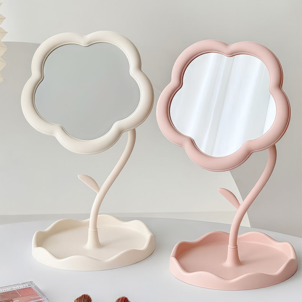 YOUMIKA  -  Flower Shaped Makeup Mirror