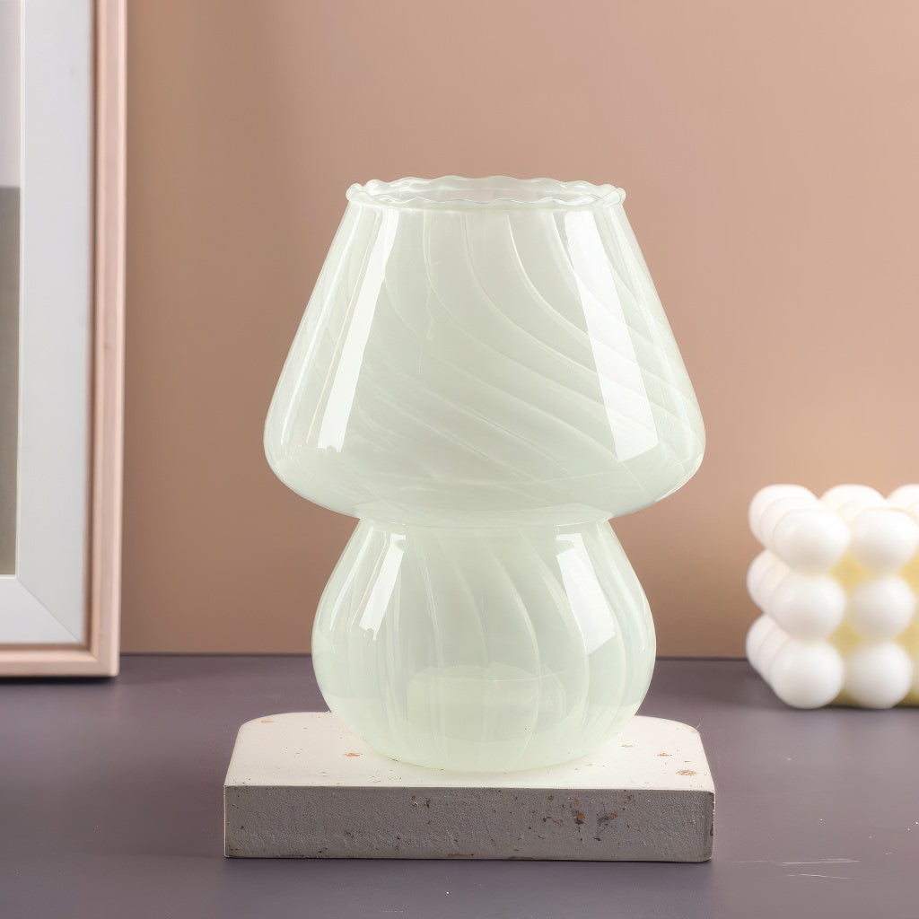 YOUMIKA  -  Cute Mushroom Glass Vase