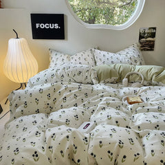 YOUMIKA  -  Cute Small Tulips Print Bedding Set