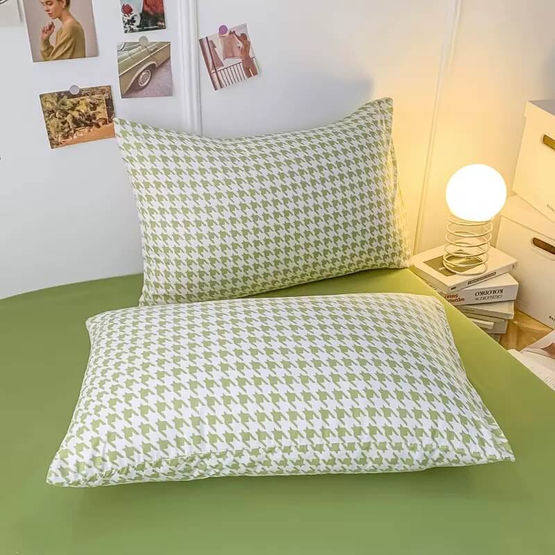 YOUMIKA  - Dogtooth Check Korean Bedding Set 2.0