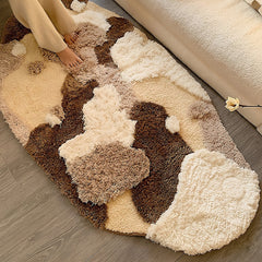 YOUMIKA  -  Earthy Tones Tufted Accent Rug