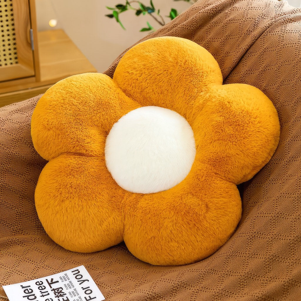 YOUMIKA  -  Furry Flower Fall Plush Pillow