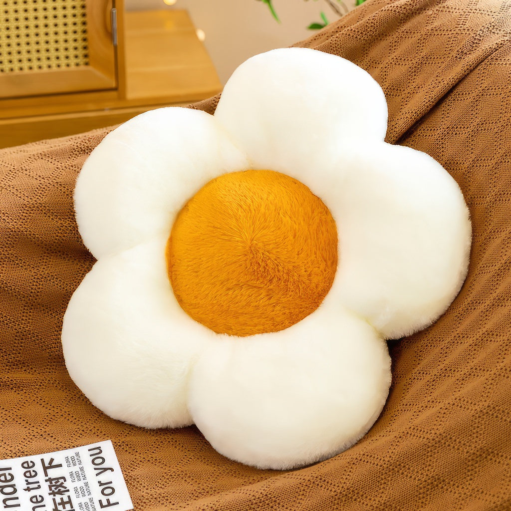 YOUMIKA  -  Furry Flower Fall Plush Pillow