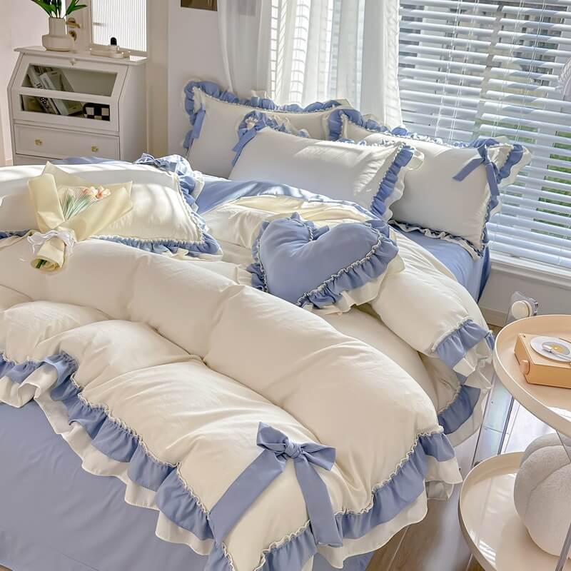 YOUMIKA  - Kawaii Princess Korean Bedding Set