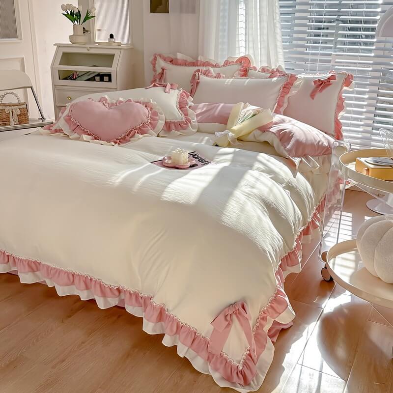 YOUMIKA  - Kawaii Princess Korean Bedding Set