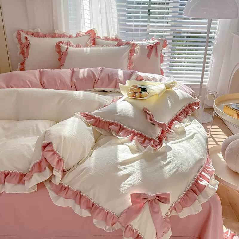 YOUMIKA  - Kawaii Princess Korean Bedding Set