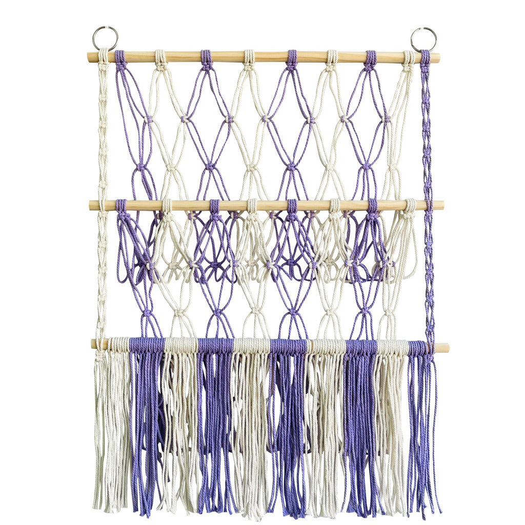 YOUMIKA  -  Macrame Wall Hanging Toy Storage Net