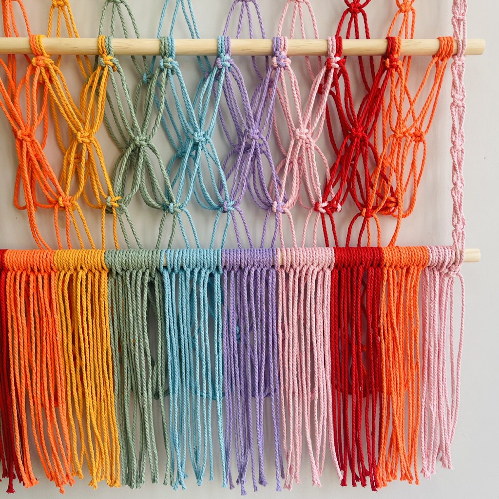 YOUMIKA  -  Macrame Wall Hanging Toy Storage Net