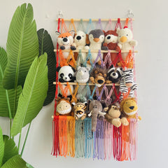 YOUMIKA  -  Macrame Wall Hanging Toy Storage Net