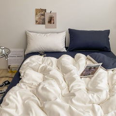 YOUMIKA  - Dusty Shades Plain Bedding Set