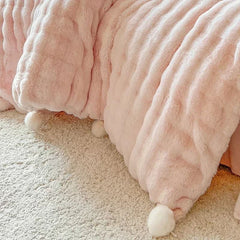 YOUMIKA  - Faux Fur Warm Fluffy Bedding Set