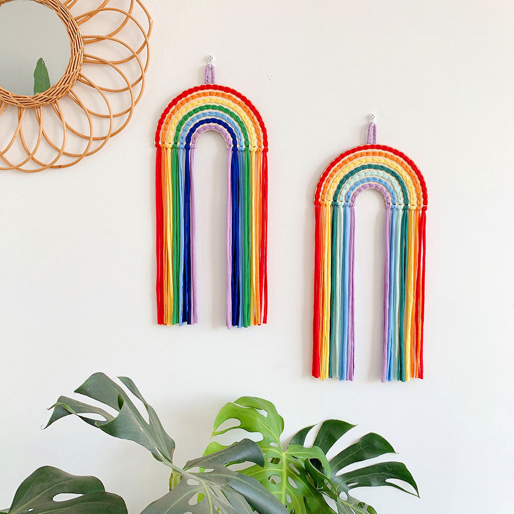 YOUMIKA  -  Rainbow Wall Hanging Hairpin Storage