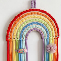 YOUMIKA  -  Rainbow Wall Hanging Hairpin Storage