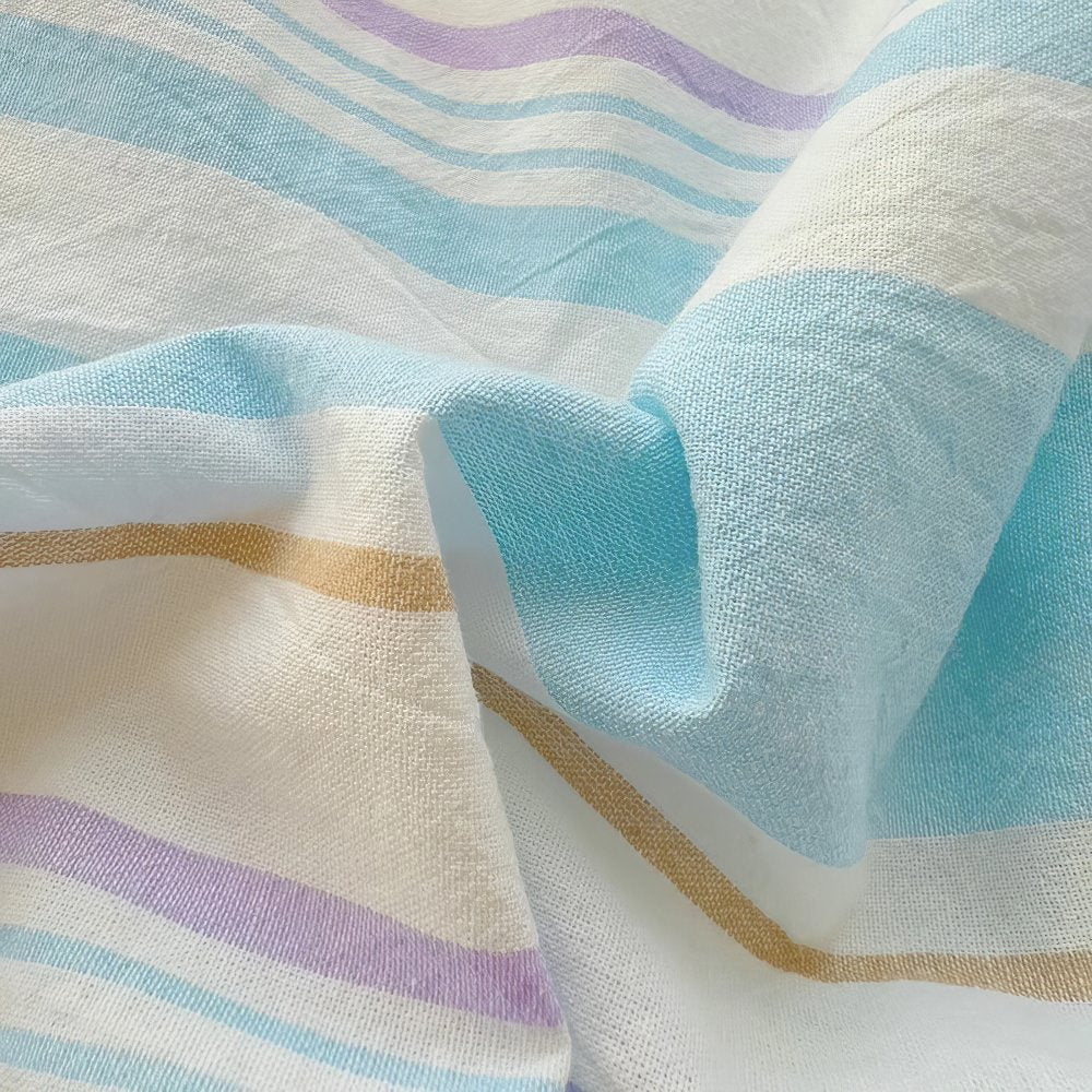 YOUMIKA  - Pastel Retro Striped Bedding Set