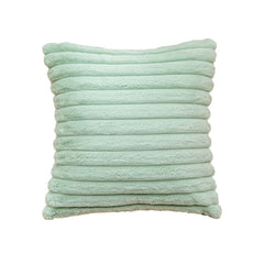 YOUMIKA  -  Ribbed Velvet Fluffy Throw Pillow Cover