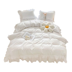 YOUMIKA  - Ruffle Lace Bedding Set