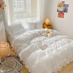 YOUMIKA  - Ruffle Lace Bedding Set