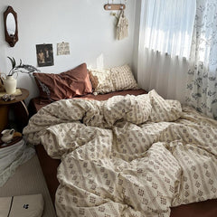 YOUMIKA  -  Old Fashioned Rustic Boho Bedding Set