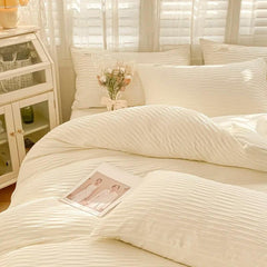 YOUMIKA  - Seersucker Fabric Bedding Set