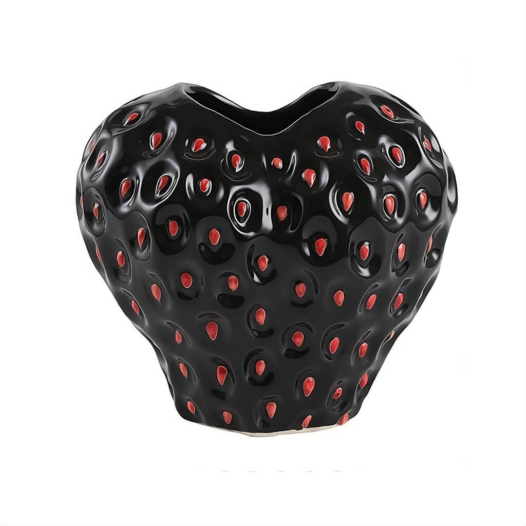 YOUMIKA  -  Strawberry Textured Ceramic Vase