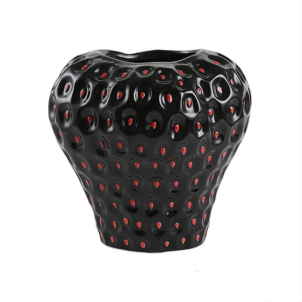 YOUMIKA  -  Strawberry Textured Ceramic Vase