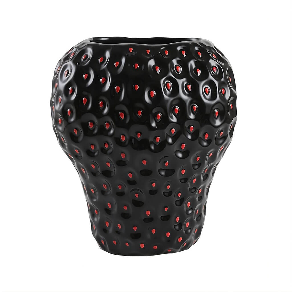 YOUMIKA  -  Strawberry Textured Ceramic Vase