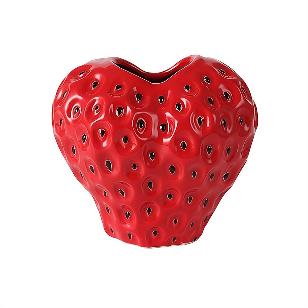 YOUMIKA  -  Strawberry Textured Ceramic Vase