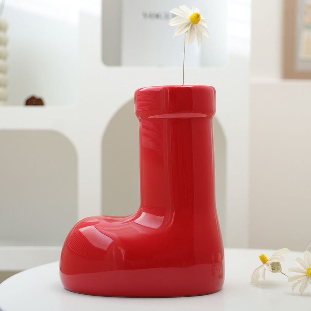 YOUMIKA  -  The Boot Ceramic Flower Vase