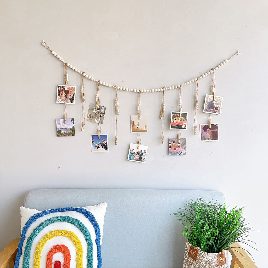 YOUMIKA  -  Wooden Beads Photo Display