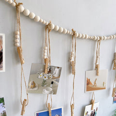 YOUMIKA  -  Wooden Beads Photo Display